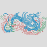 龙绣花花样版带下载