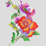 靓花绣花花样版带下载