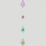 四幅花卉装饰画 窗帘