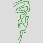 绿色赛道线图