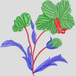 刺绣花卉图案 花型