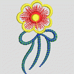 刺绣花朵图案 花型