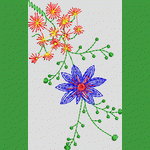 刺绣花卉图案设计 服装
