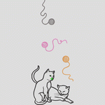 猫咪与毛线球