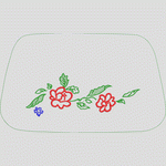 刺绣花卉图案设计图 服装