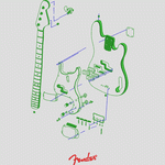 Fender电吉他分解图 服装