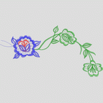 刺绣花卉图案设计 服装