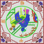 刺绣图案中的传统纹样 古代 人物 经典VIP
