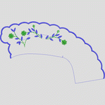 刺绣花边图案设计图