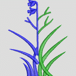 蓝绿植物三维模型