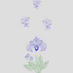 花卉图案设计草图