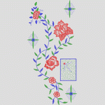 花卉刺绣图案设计图