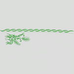 绿色植物装饰图案