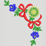 节日装饰花卉图案