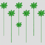 绿色植物图案设计