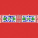 装饰性花纹边框图案