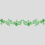 绿色植物装饰图案