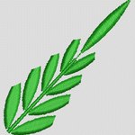 绿色植物叶片图案
