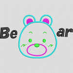 卡通小熊拼字“Bear” 卡通 童装