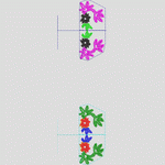 刺绣花卉图案设计图_时装 女装绣花
