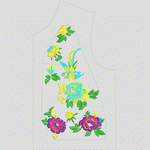 刺绣花卉图案设计图 靓花