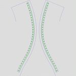 服装缝线设计图_时装 女装绣花
