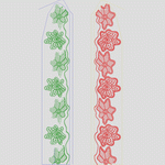 刺绣花边设计图样_时装 女装绣花
