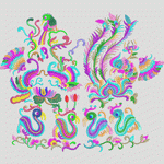 龙凤凰民族吉祥鸟经典古典传统