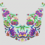 民族吉祥抽象领复杂