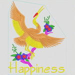 仙鹤传统民族梅花