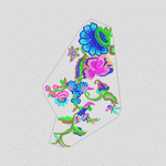 传统花民族唐装