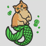 童装 卡通 美猫鱼 美人鱼