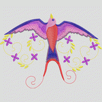 童装 卡通 鸟 燕子