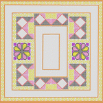 抽象方形民族装饰