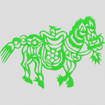 马-中国风古典吉祥