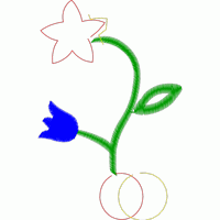 刺绣花朵图案设计 童装小花朵图案_图案图案