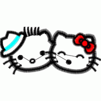 Hello Kitty情侣头像 猫 kitty -童装