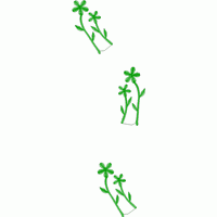 绿色植物刺绣图案 免费小花系列5千针以下