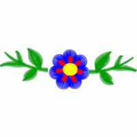 刺绣花朵图案 免费小花系列5千针以下