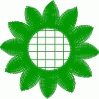 绿色花朵刺绣图案 免费小花系列5千针以下
