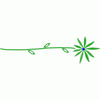 绿色植物刺绣图案 免费小花系列5千针以下