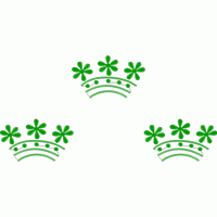 绿色花朵刺绣图案设计 免费小花系列5千针以