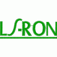 绿色刺绣字母“L-S-RON” 免费童装卡通花样