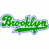 绿色刺绣“Brooklyn”字样 免费童装卡通花