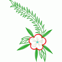 刺绣花卉图案 免费中花系列5千-1万针