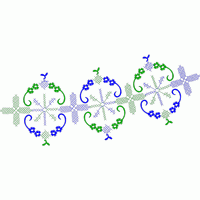 彩色刺绣花纹图案 免费中花系列5千-1万针