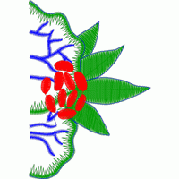 植物根系与红色果实 免费中花系列5千-1万针