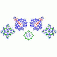 刺绣花卉图案集合 免费中花系列5千-1万针