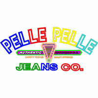 Pelle Pelle牛仔裤品牌标志 免费童装卡通花