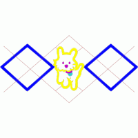 卡通兔子装饰图案 免费童装卡通花样